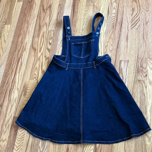 Hell bunny Denim Jumper Dress in size XL (Pinafore) - Picture 3 of 14